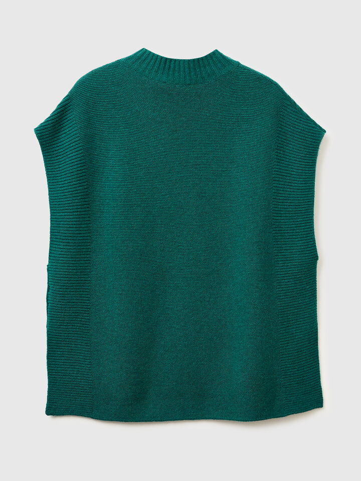 SLEEVELESS SWEATER Women image number 6